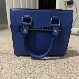 Blue handbag